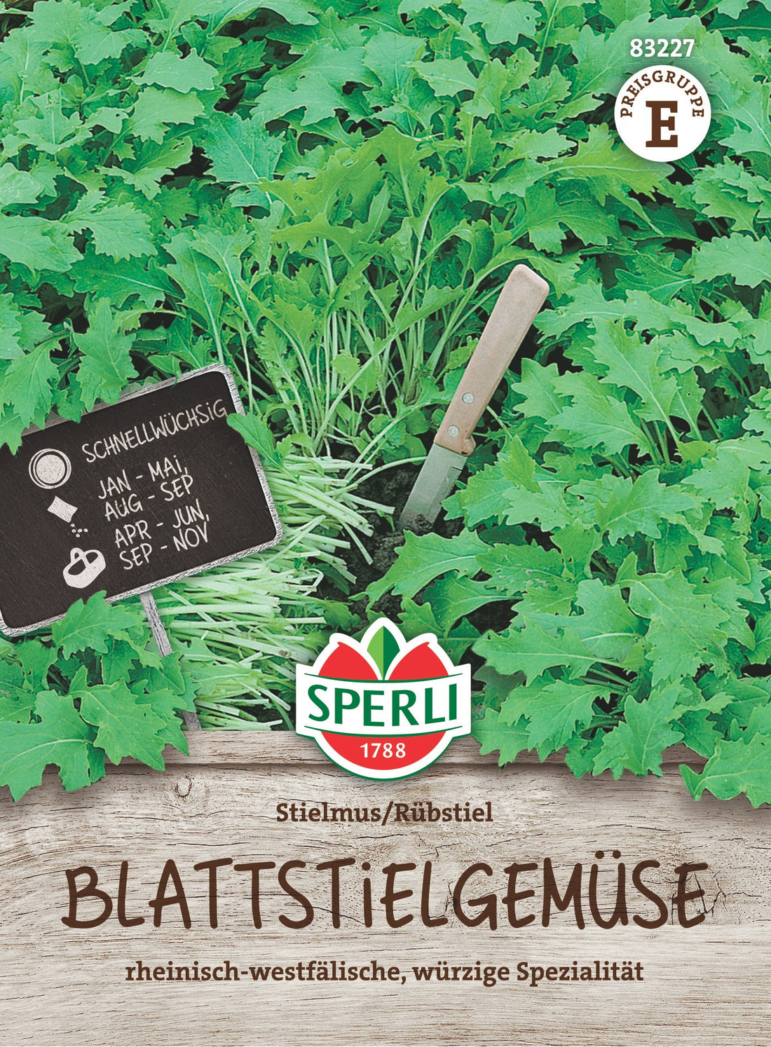 SPERLI Blattstielgemüse Stielmus / Rübstiel