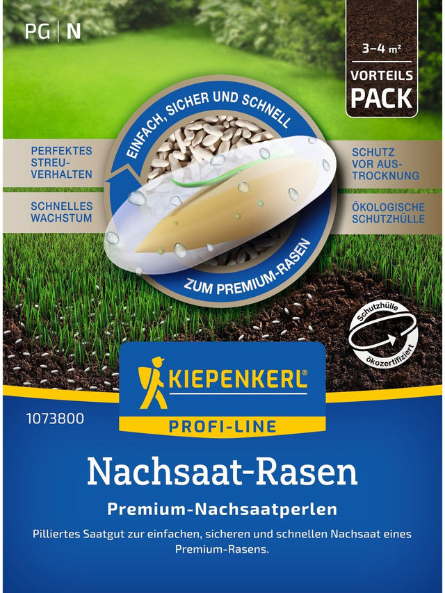 Kiepenkerl Rasen Nachsaatrasen Premium-Nachsaatperlen Umhüllt