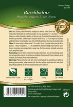 Quedlinburger Buschbohne Golden Teepee