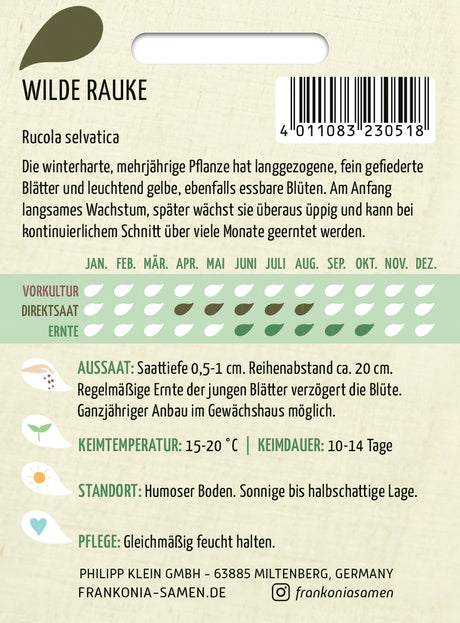 Frankonia Samen Rauke Wilde