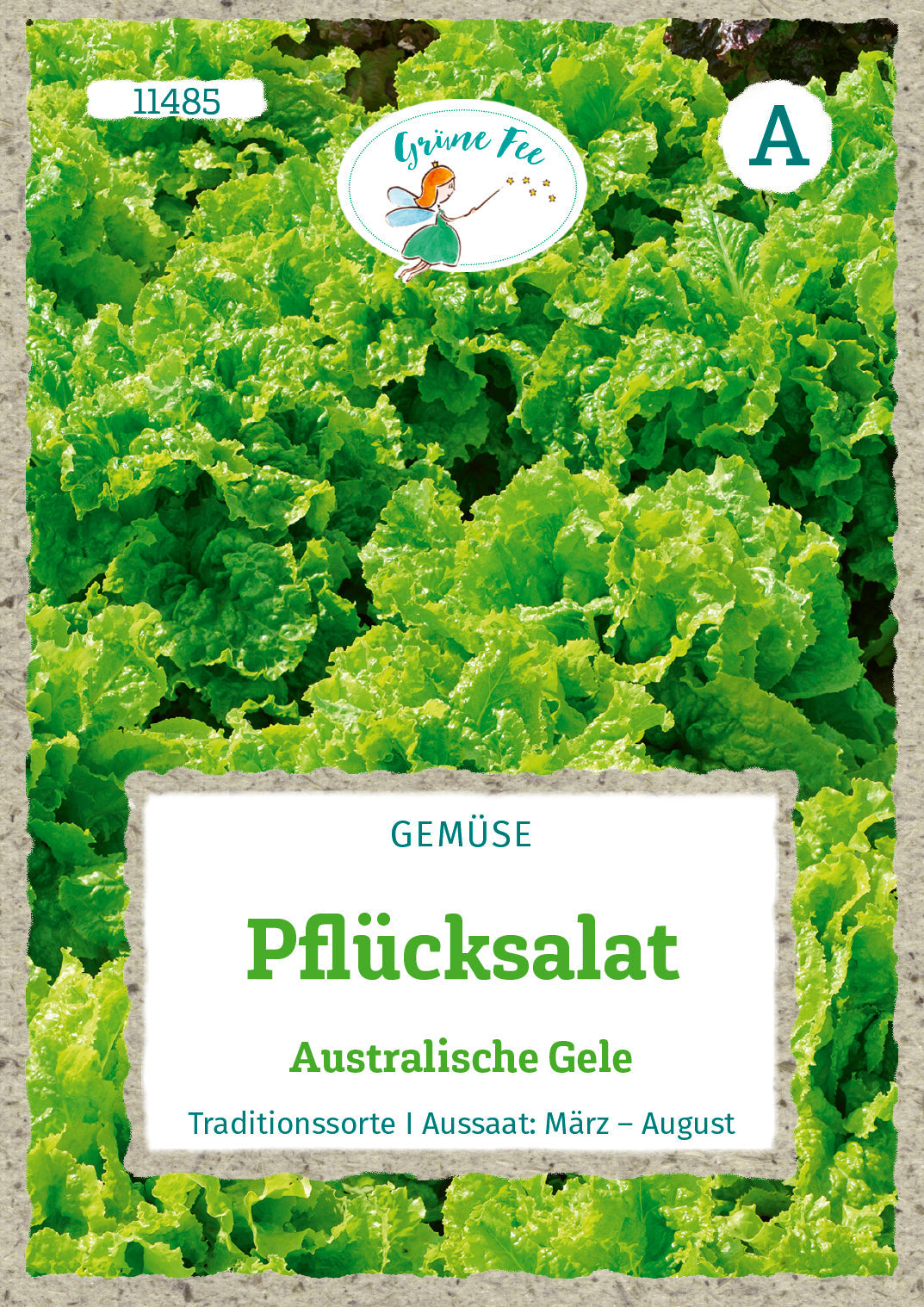 Grüne Fee Pflück- & Schnittsalat Australische Gele