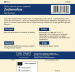 Pabst Keimkraft Zuckererbse Ambrosia