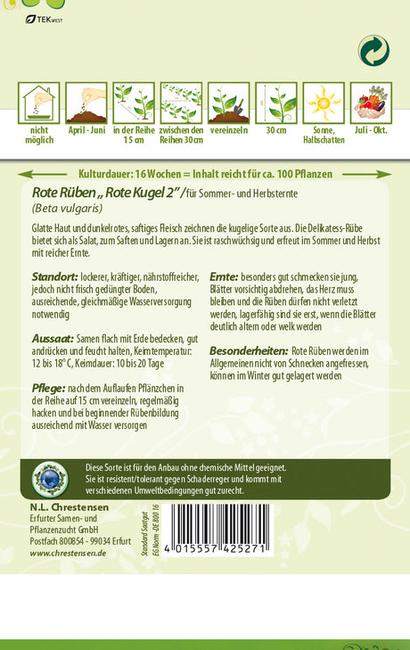 N.L. Chrestensen Rote Rüben Rote Kugel 2