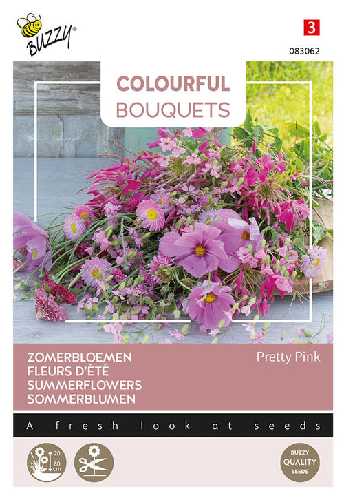 Buzzy Seeds Sommerblumen Pretty Pink