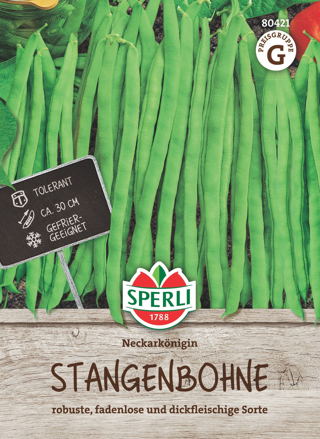 SPERLI Stangenbohne Neckarkönigin