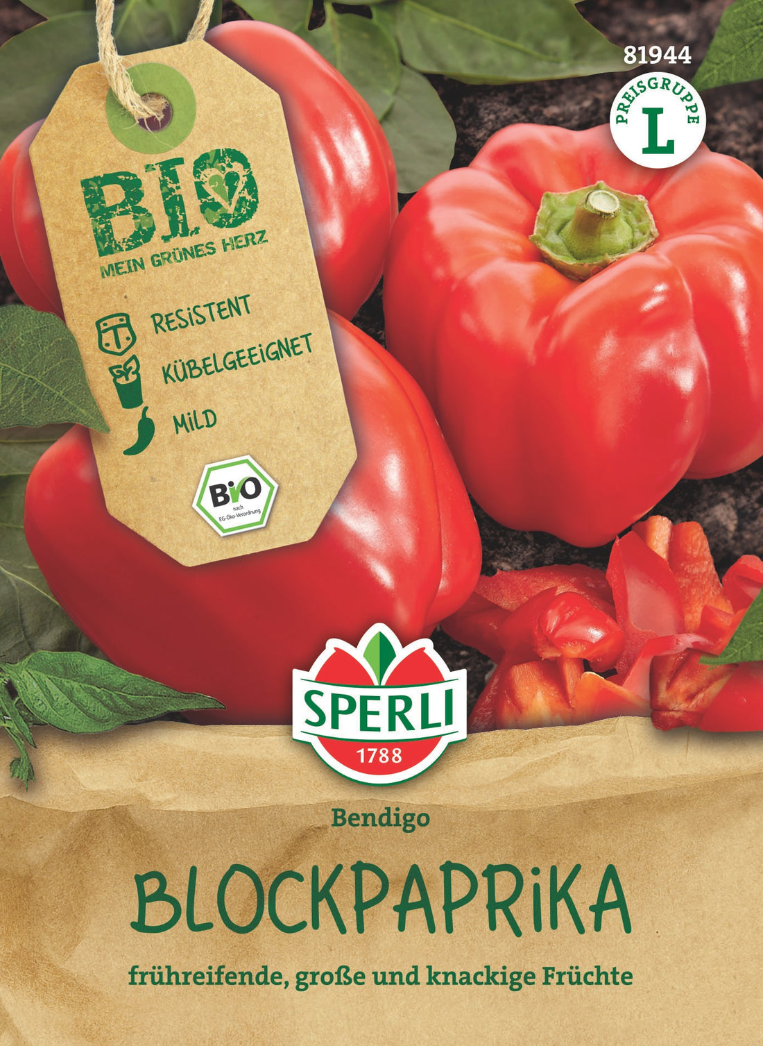 SPERLI BIO Blockpaprika Bendigo