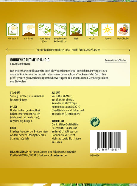 N.L. Chrestensen Bohnenkraut mehrjährig