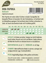 Frankonia Samen Snackpaprika Redsnack