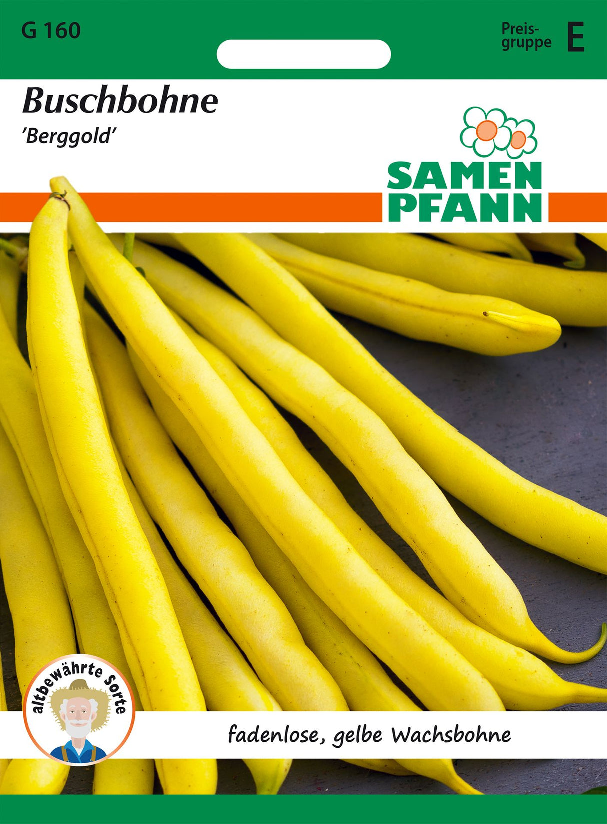 Samen Pfann Buschbohne Berggold