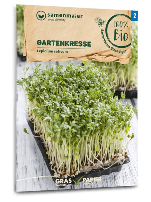 Samen Maier BIO Gartenkresse einjährig Großformat