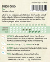 Frankonia Samen Buschbohnen Maxi