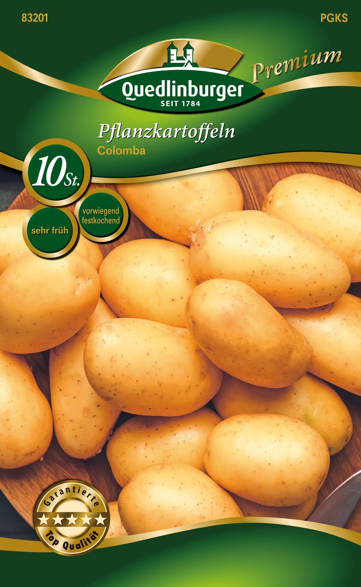 Quedlinburger Pflanzkartoffel Colomba 10 Stück