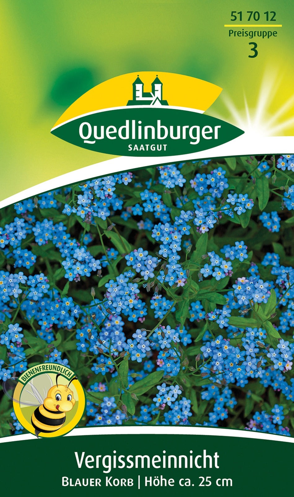 Quedlinburger Vergissmeinnicht Blauer Korb
