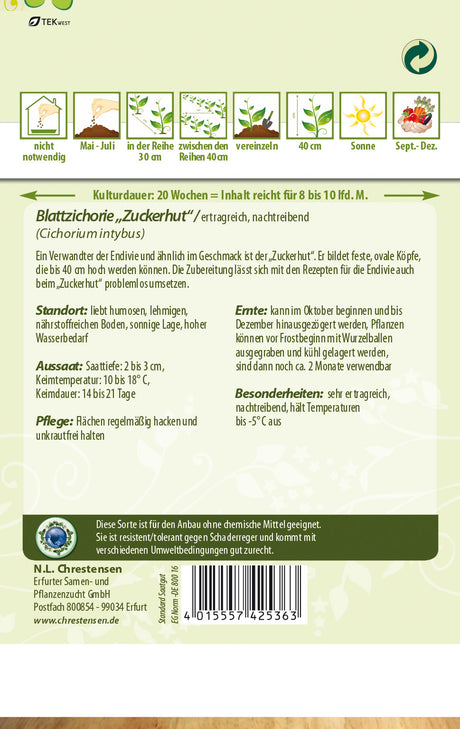N.L. Chrestensen Blattzichorie Zuckerhut
