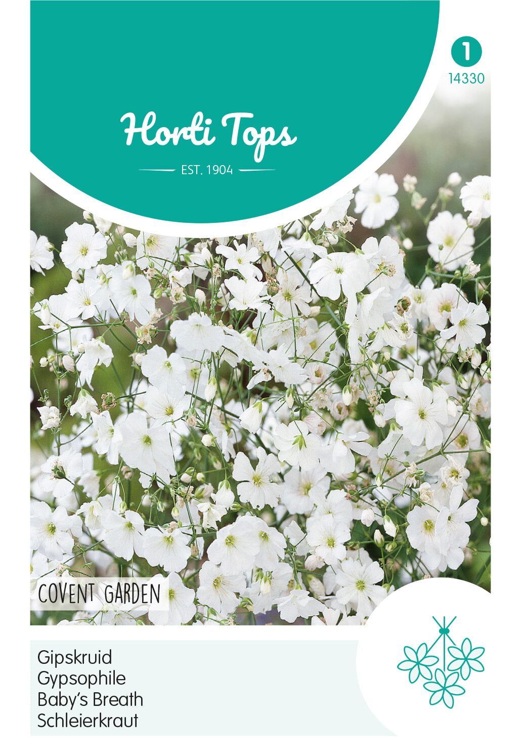 Horti Tops Schleierkraut Elegans Covent Garden Weiß