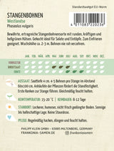 Frankonia Samen Stangenbohnen Westlandse