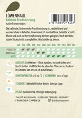 Frankonia Samen Löwenmäulchen halbhohe Prachtmischung