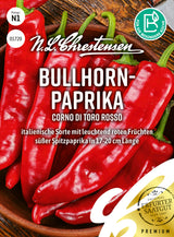 N.L. Chrestensen Bullhorn-Paprika Corno di toro rosso