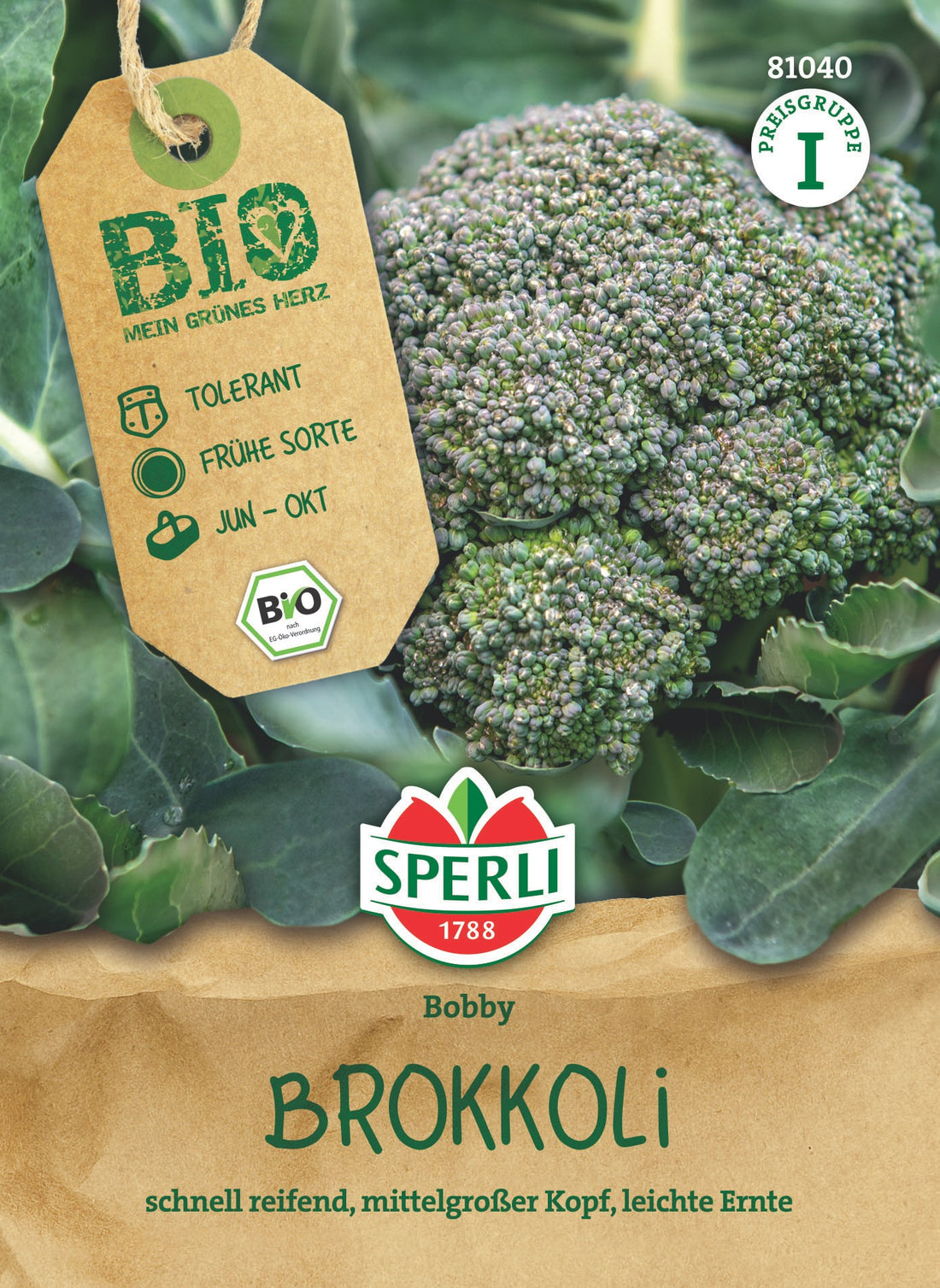 SPERLI BIO Brokkoli Bobby