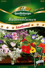 Quedlinburger Balkonblumen hängende Mischung Saatband