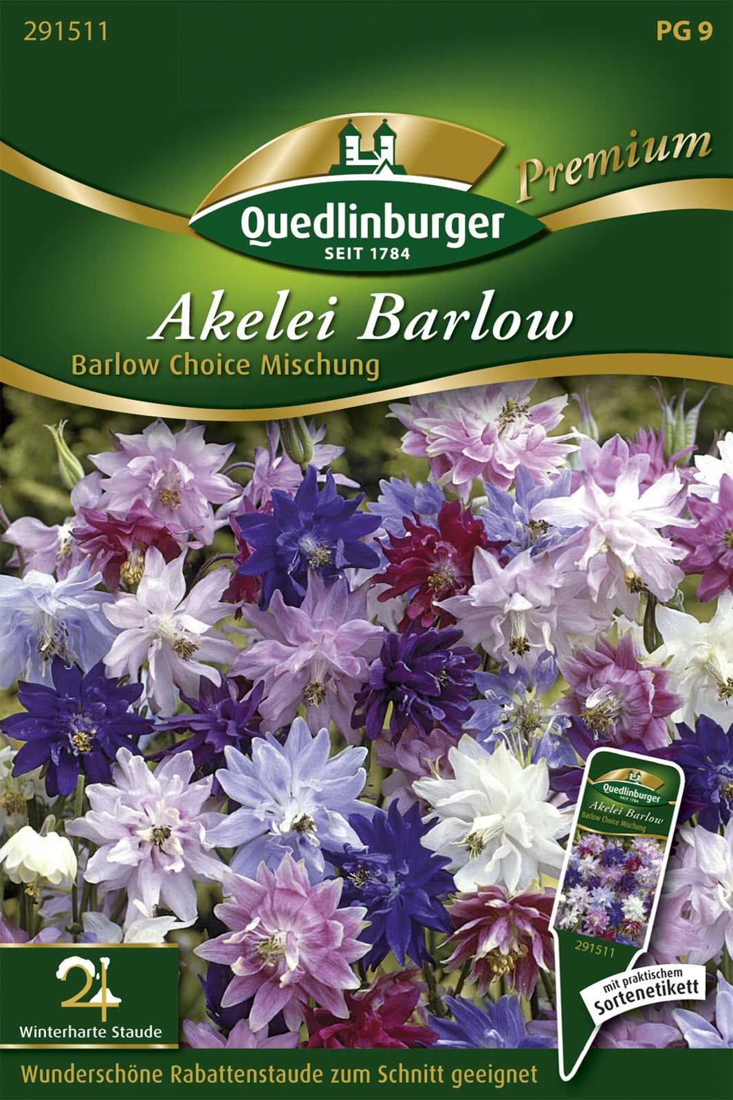 Quedlinburger Akelei Barlow Choice Mischung