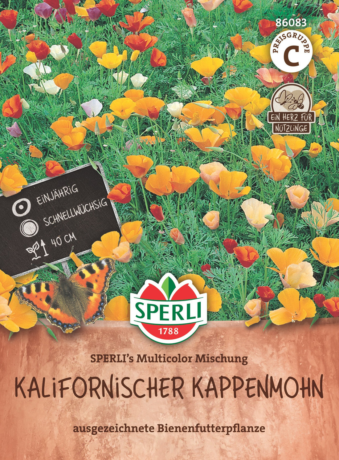 SPERLI Kalifornischer Kappenmohn SPERLI's Multicolor Mischung
