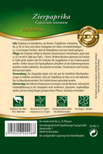 Quedlinburger Zierpaprika Zipfelmütze