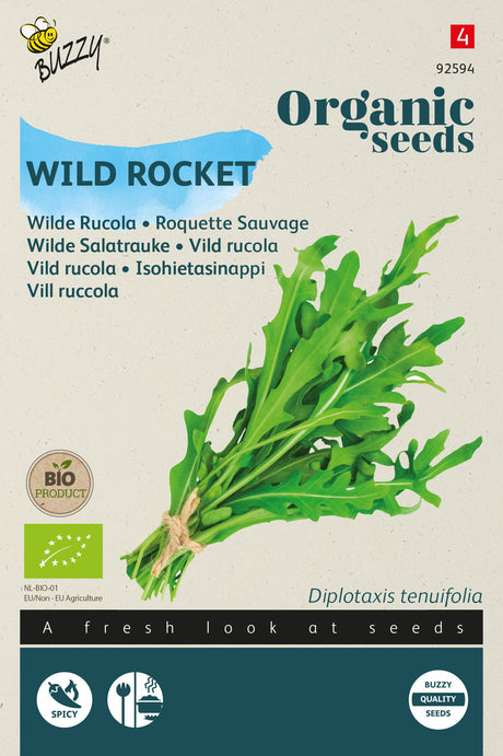 Buzzy Organic Seeds BIO Salatrauke Wilde