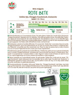 SPERLI Rote Bete Golden Eye, Chioggia Guardsmark, Avalanche Saatband