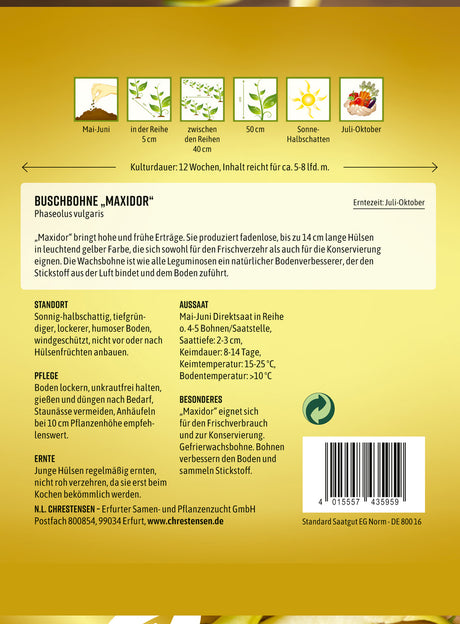 N.L. Chrestensen Buschbohne Maxidor
