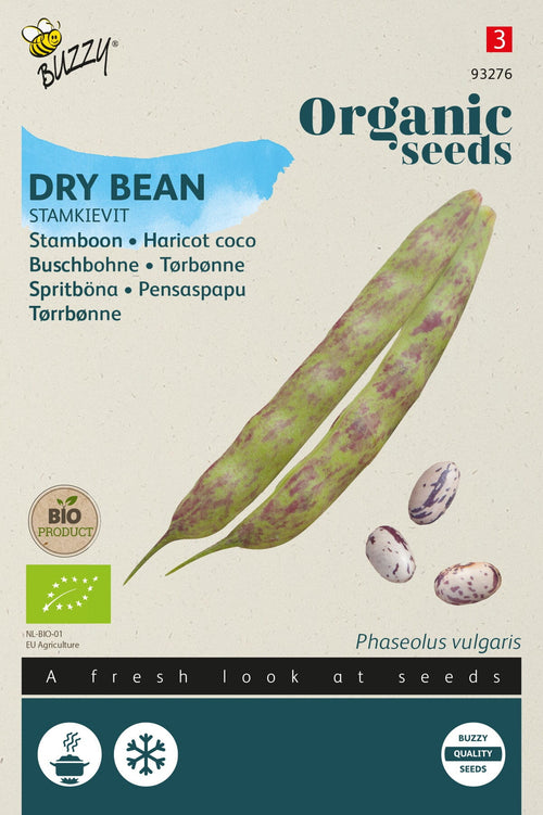 Buzzy Organic Seeds BIO Buschbohnen Kievit low