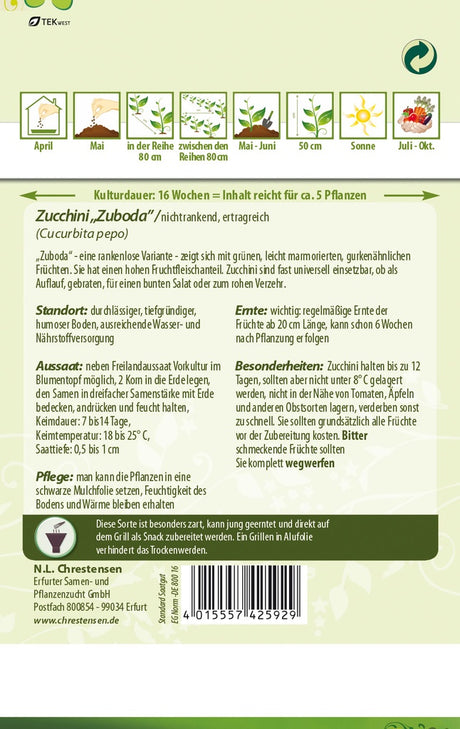 N.L. Chrestensen Zucchini Zuboda