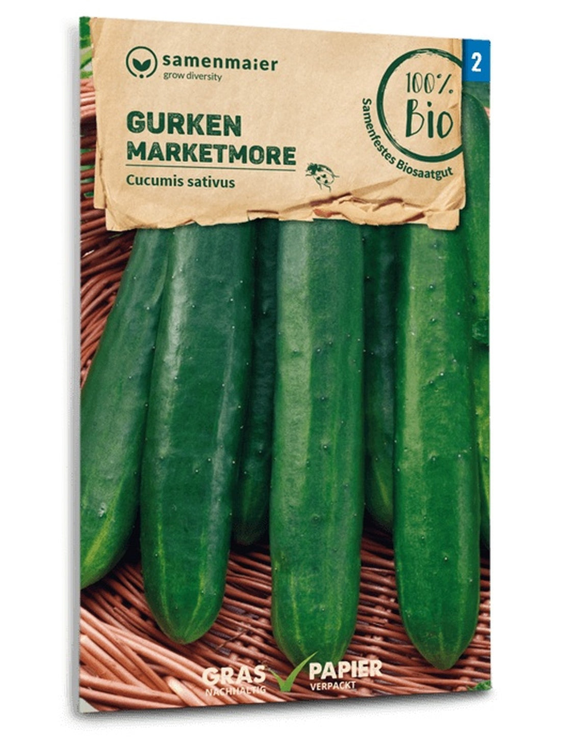 Samen Maier BIO Salatgurke Marketmore