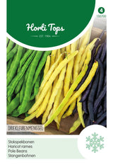 Horti Tops Stangenbohne Dreifarbige Mischung