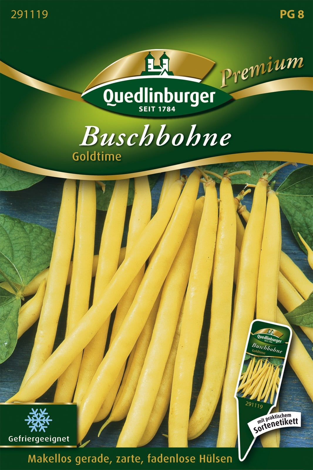 Quedlinburger Buschbohne Goldtime