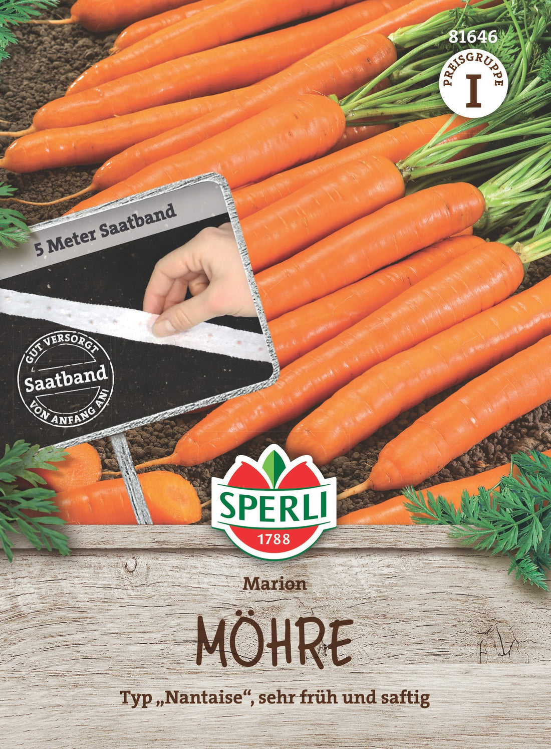SPERLI Möhre Marion Saatband