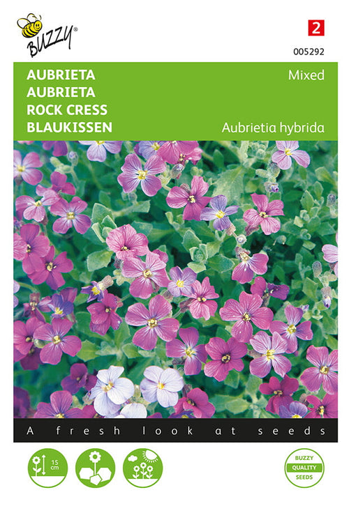 Buzzy Seeds Blaukissen Grandiflora Mischung