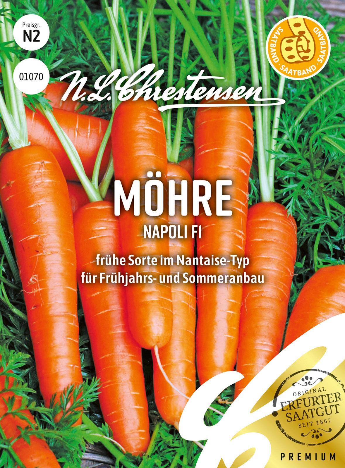 N.L. Chrestensen Möhre Napoli F1 Saatband