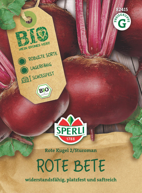 SPERLI BIO Rote Bete Rote Kugel 2 / Sturoman