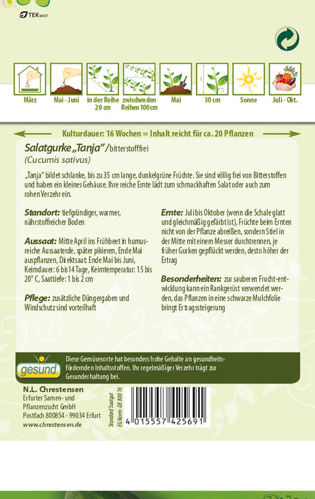 N.L. Chrestensen Salatgurke Tanja