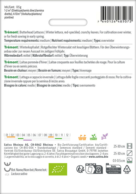 Sativa Winterkopfsalat Trémont