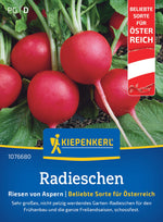 Kiepenkerl Radies Riesen von Aspern Österreich Sorte