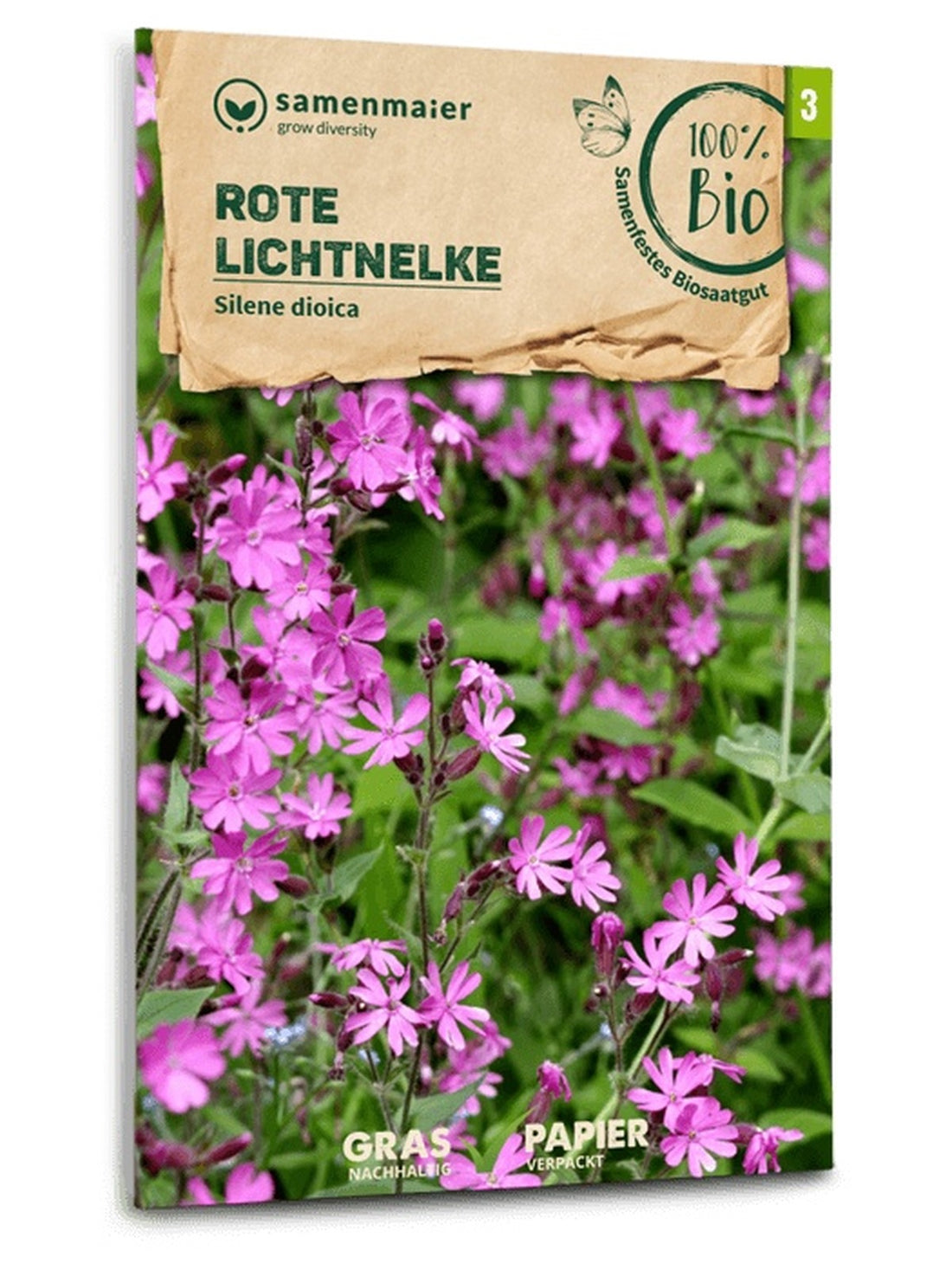 Samen Maier BIO Lichtnelken Rote Wildblume