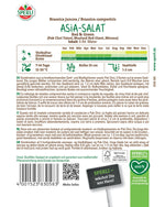 SPERLI Asia-Salat Red & Green (Pak Choi Tatsoi, Mustard Red Giant, Mizuna) Saatband