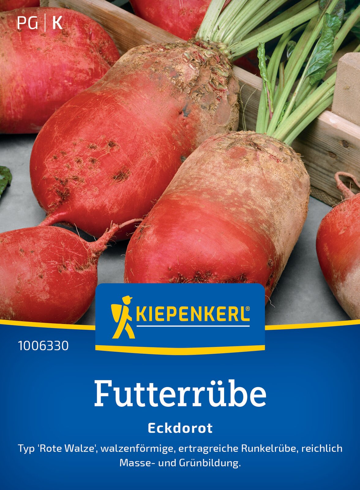 Kiepenkerl Futterrüben Eckdorot Loses Saatgut