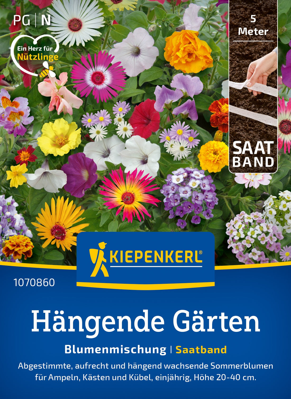 Kiepenkerl Blumensamen-Mischung Hängende Gärten Saatband