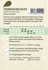 Frankonia Samen Stockrosen gefüllte Prachtmischung