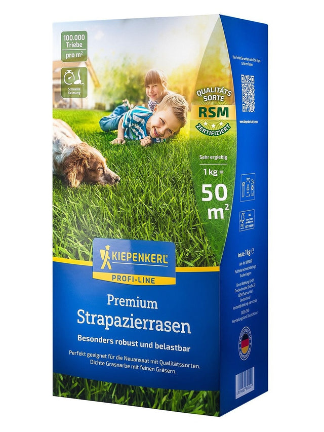 Kiepenkerl Rasen Active Strapazierfähiger, 1 kg Profi-Line