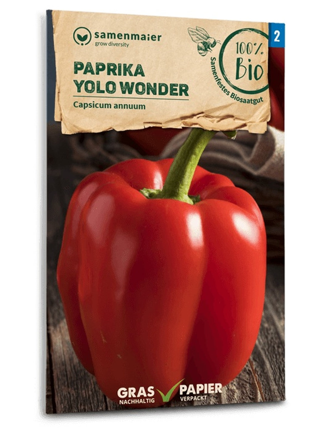Samen Maier BIO Blockpaprika Yolo Wonder