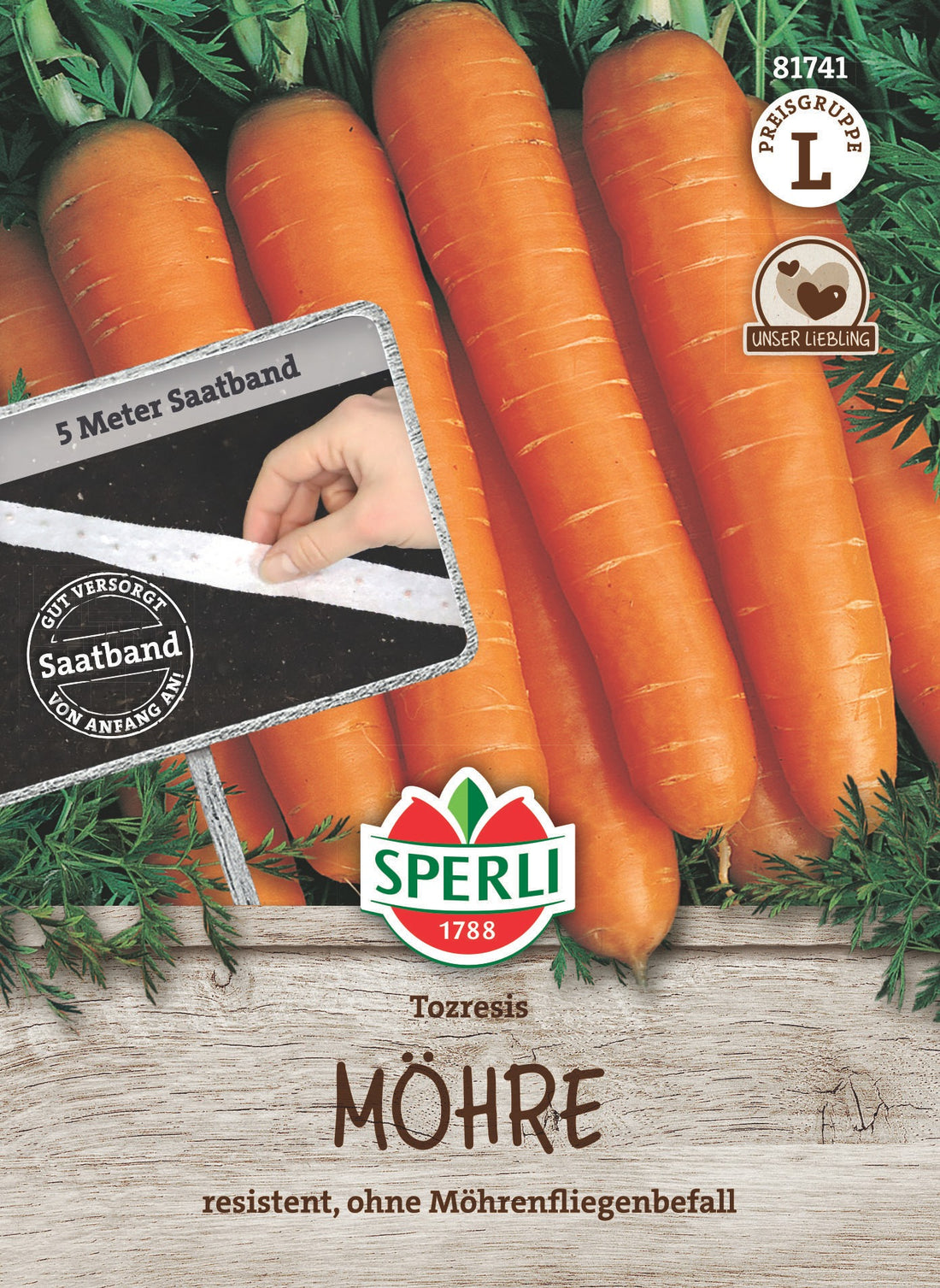SPERLI Möhre Tozresis Saatband